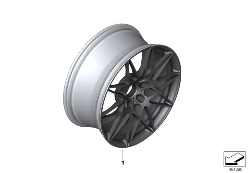 BMW Scheibenrad Leichtmetall Orbitgrey F80 F82 F83 36108090195