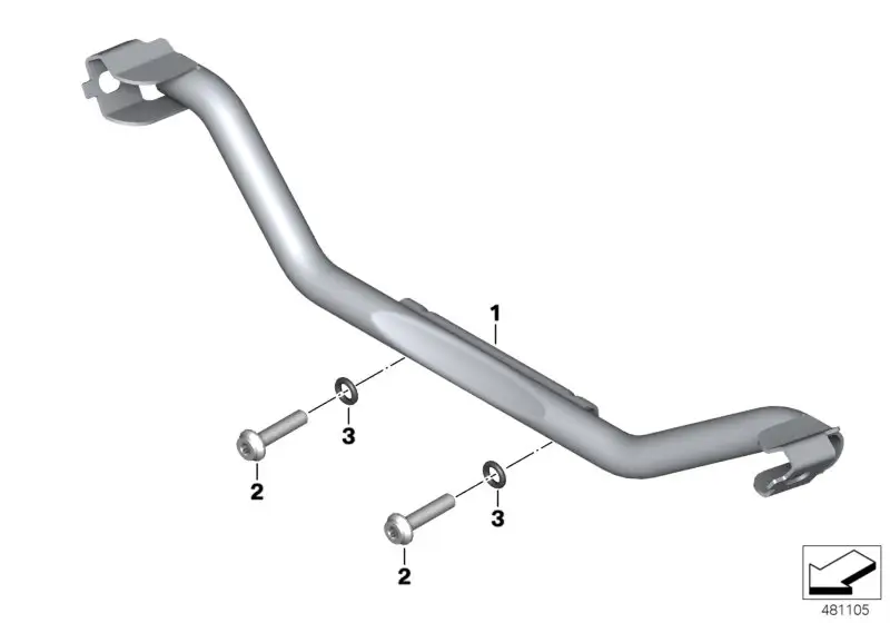 BMW Halter K32 46638414761 - Bildposition 01