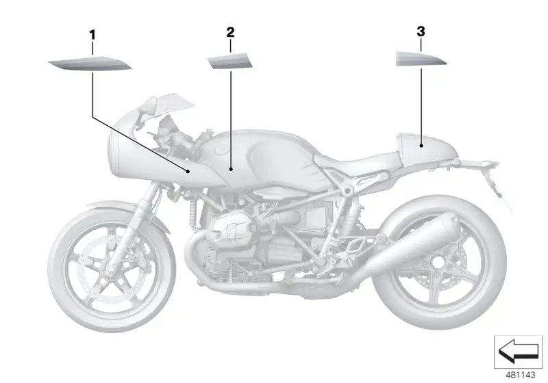 BMW Dekor links K32 16118567227 - Bildposition 02