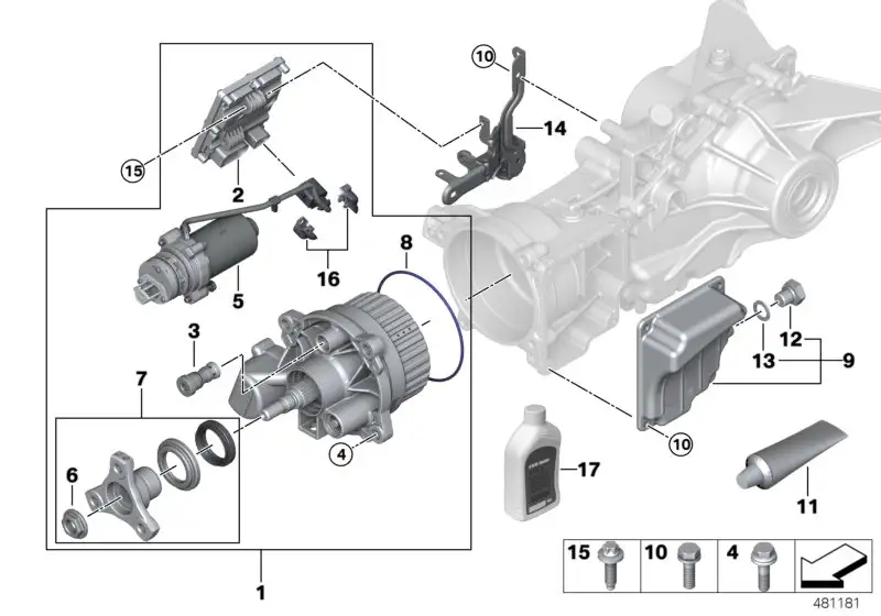 BMW Ölbehälterdeckel mit Ölkontrollschrau F39 F20 F44 F45 F46 F48