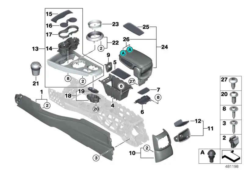 BMW Torxschraube selbstschneidend F60 07147676601