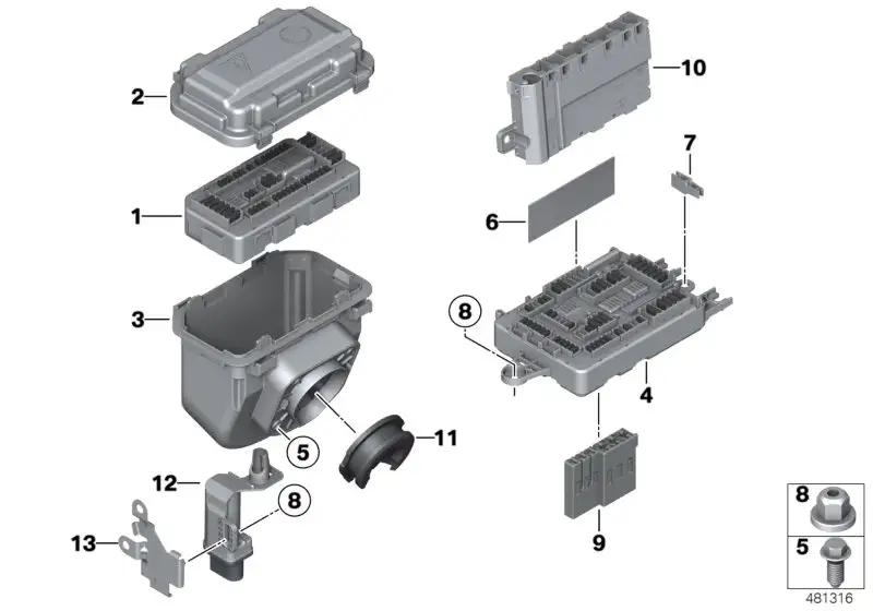 BMW Karte Sicherungsbelegung F20 F21 F22 F23 F30 F33 F36 F80 F82