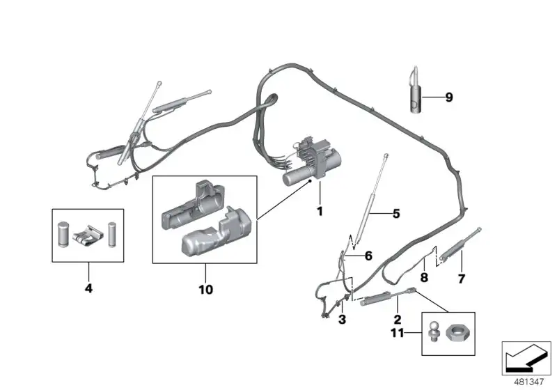 BMW Hydraulikpumpe F23 54347421753 - 2er F23 Cabrio /
