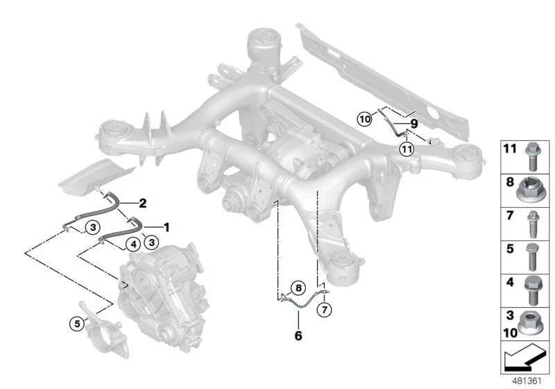 BMW Masseband G05 G06 G07 G11 G12 G14 G15 G16 G20 G21 G30 G31 G32 33346870078