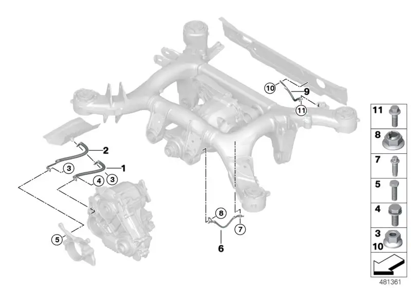 BMW Masseband G05 G06 G07 G11 G12 G14 G15 G16 G20 G21 G30 G31 G32