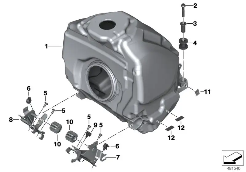 BMW Kraftstoffbehälter K53 K54 16118533760