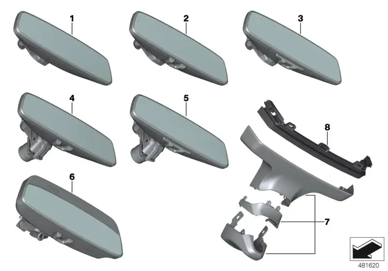 BMW Gummitülle F90 G11 G12 G30 G31 G32 51166812366 - Bildposition