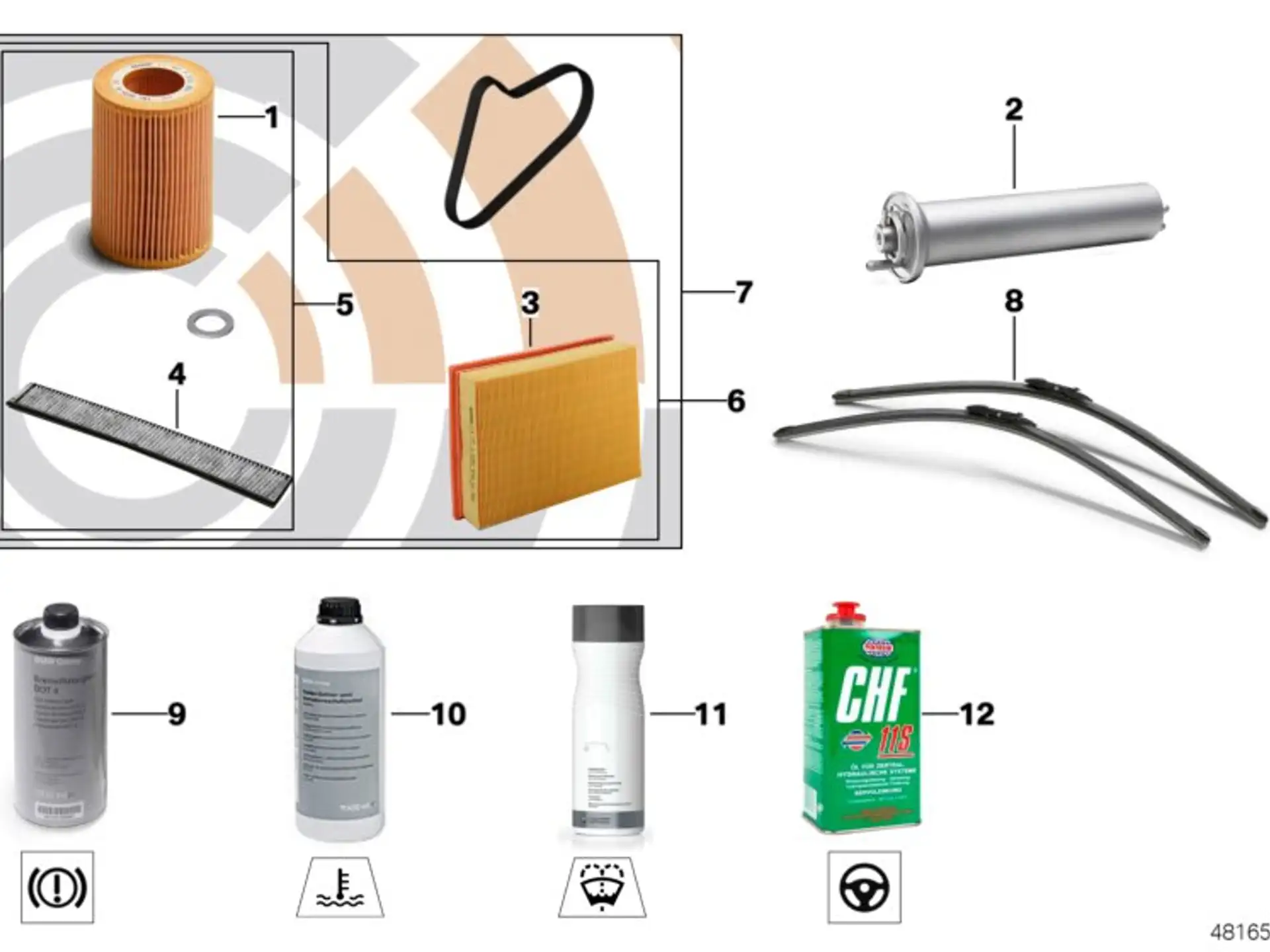 BMW Mikrofilter/Aktivkohlefilter R50 R55 R56 R57 R58 R59 R60 R61 64319127516