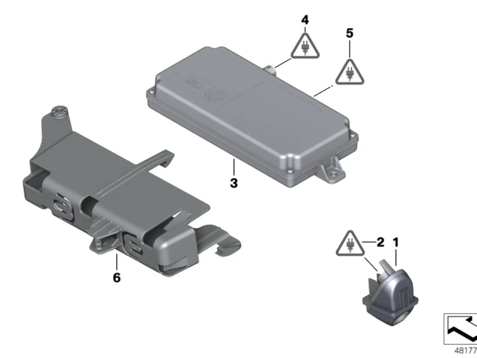 BMW Halter Steuergerät F20 F21 F22 F23 F30 F31 F32 F33 F34 F36 F80 F82 F83 F87 F87N 66539232797