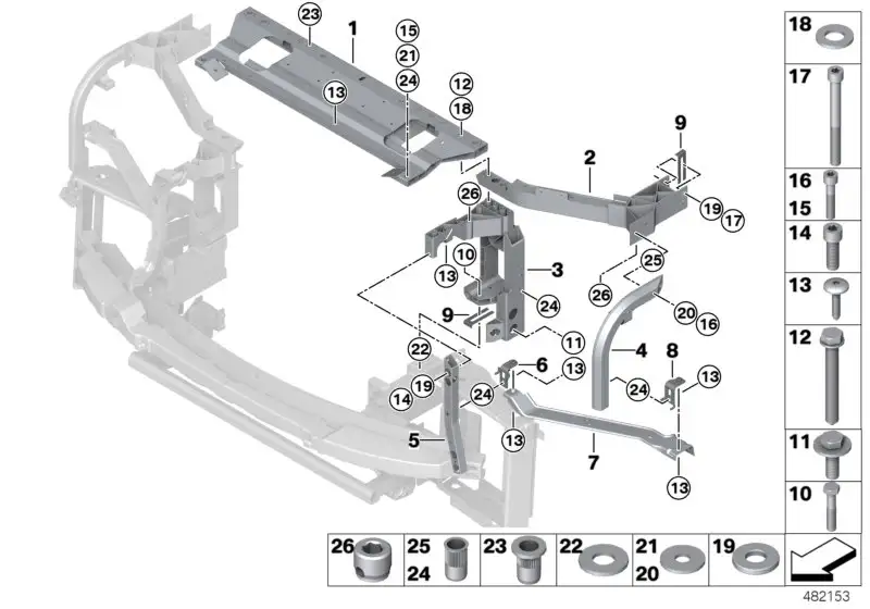 BMW ISA-Schraube R90S K25H K26 R22 07129905153