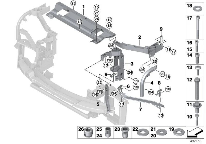 BMW Scheibe K42 K46 K47 K49 K67 K69 11127713808