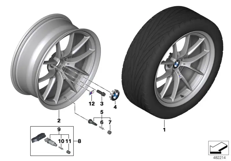 BMW Ventileinsatz RDCi F80 F82 F90 F91 F92 F93 F95 F96 F97 F98 G0