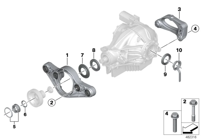 BMW Wellendichtring F06 F10 F12 F13 F80 F82 F83 F87 F87N 33137596788