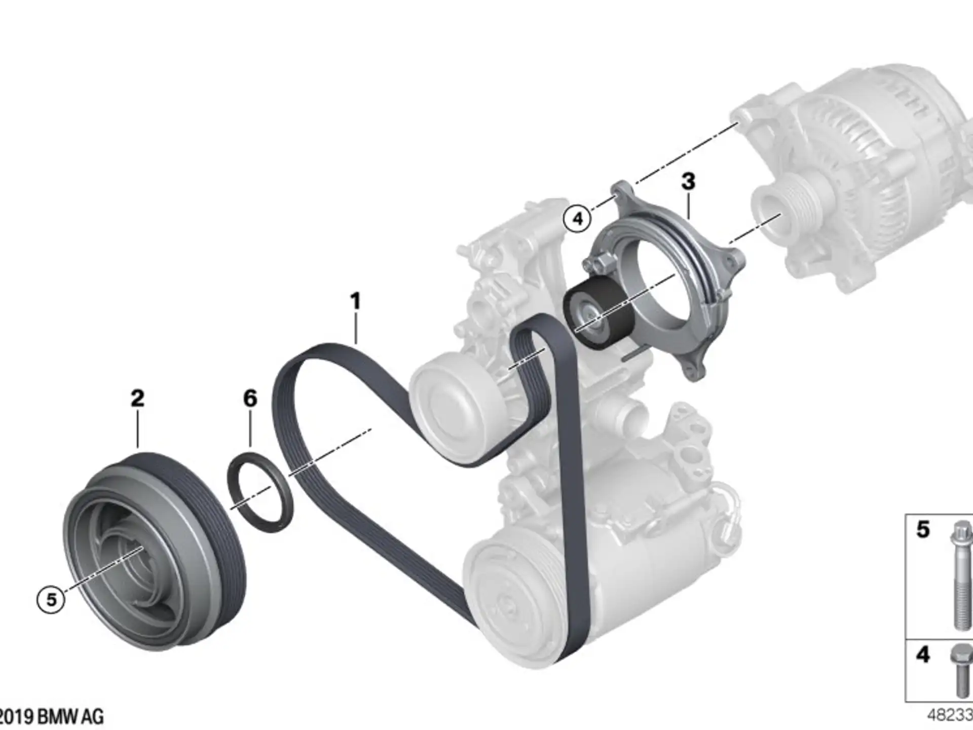 BMW Keilrippenriemen G01 G02 G05 G06 G07 G11 G12 G14 G15 G16 G20 G21 G28 G29 M40i G30 G31 G32 11288650740