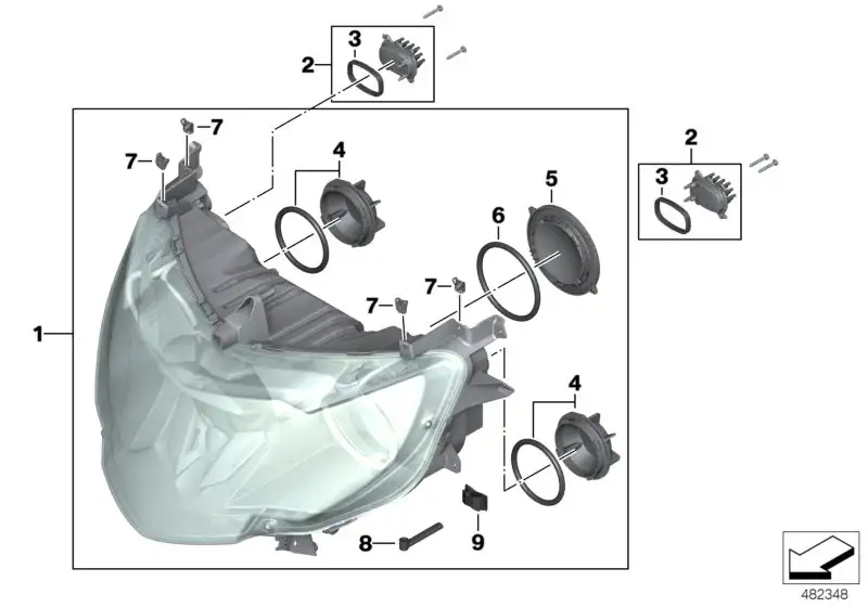 BMW Dichtung K48 K61 63117720980
