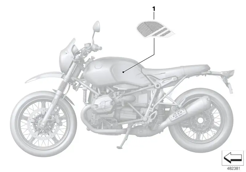 BMW Dekor links K33 16118354979