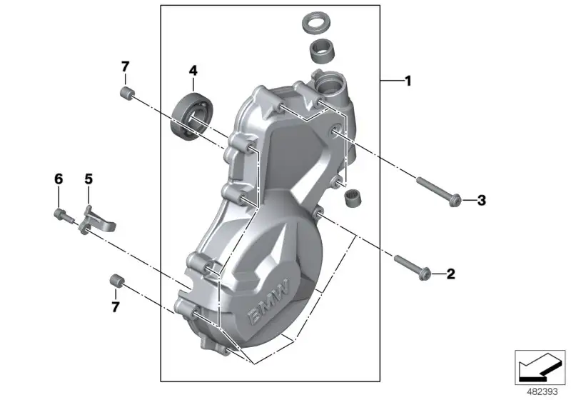 BMW Abdeckung Generator K42 K46 K47 11147726966