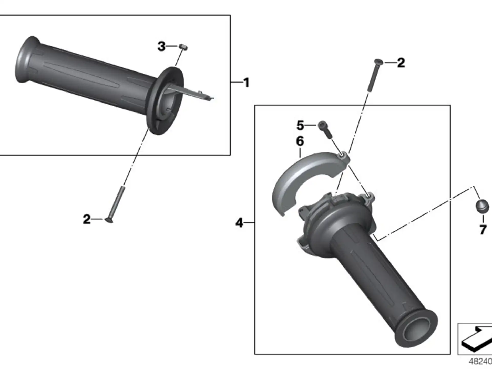 BMW Griff links K40 K42 K43 K44 K46 K70 K71 K72 K73 K75 61317708227