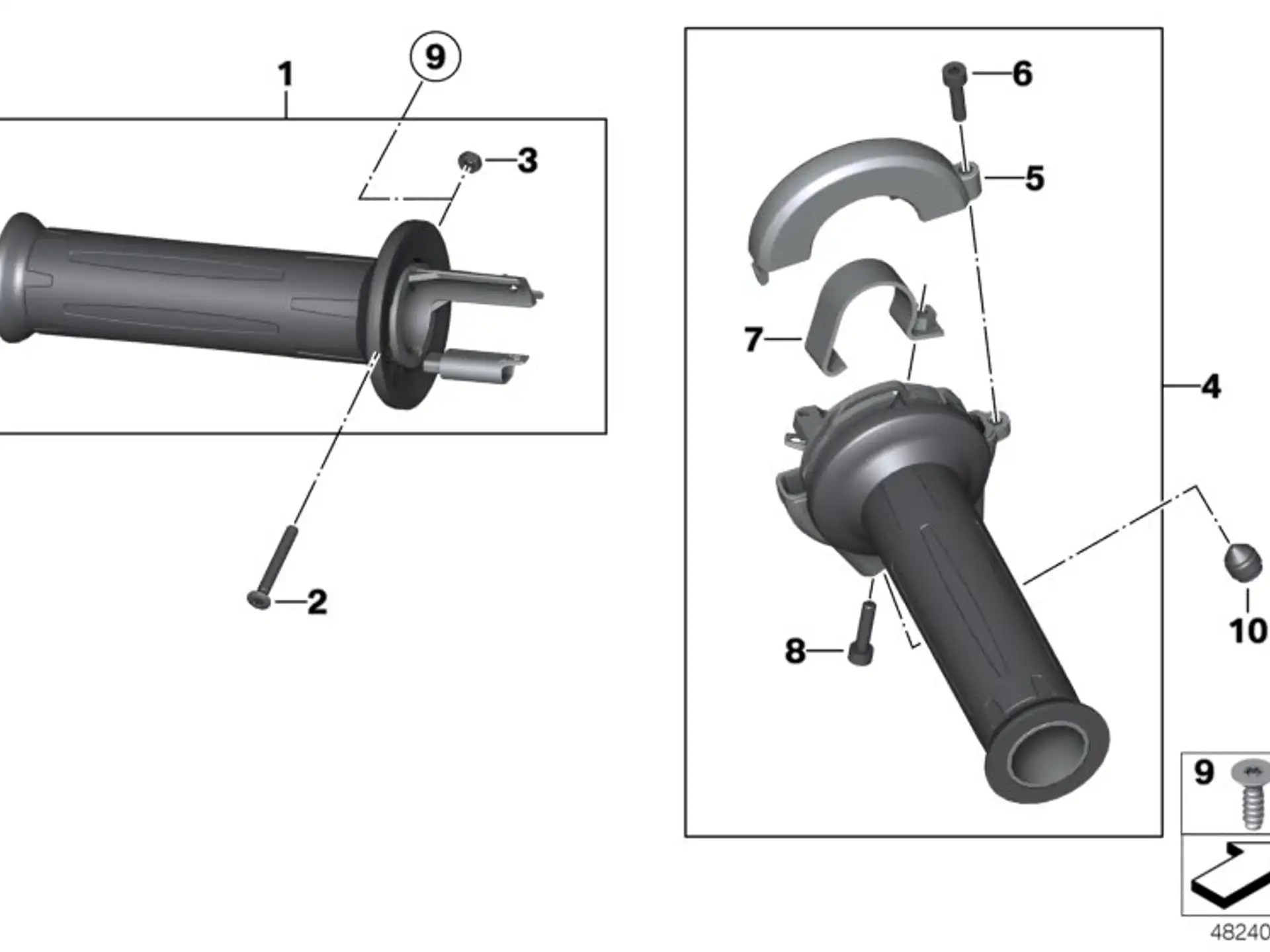 BMW Griff links K25 K28 61317671605
