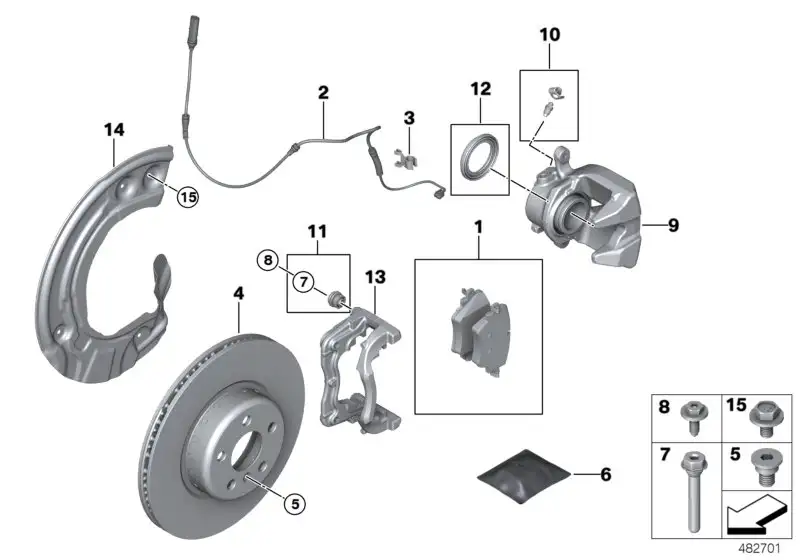 BMW Bremsscheibe Leichtbau belüftet 34106880072