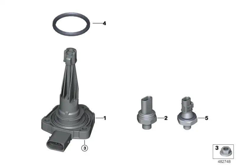 BMW Ölniveausensor F20 F21 F22 F30 F31 F32 F33 F34 F36 F39 F44 F4