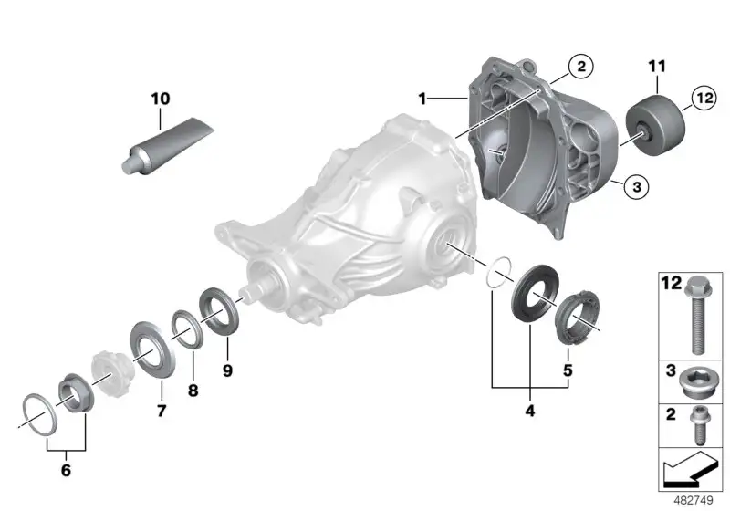 BMW Schwingungstilger F01 F02 F07 F10 F11 F25 33506852838