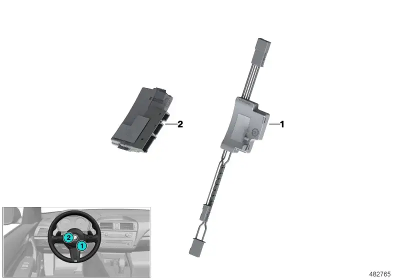BMW Steuergerät Lenkradelektronik F20 F21 F22 F23 F30 F31 F32 F33