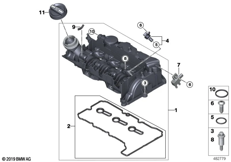BMW O-Ring E89 F10 F11 F15 F16 F20 F21 F22 F23 F25 F26 F30 F31 F32 F33 F34 F36 F39 F44 F45 F46 F48 F90 F91 F92 F93 F95 F96 G01 G02 G05 G06 G07 G11 G12 G14 G15 G16 G20 G21 G28 G29 M40i G30 G31 G32 K34 K50 K51 K52 K53 K54 K67 K69 K80 K81 K82 K83 K84 I12 I15