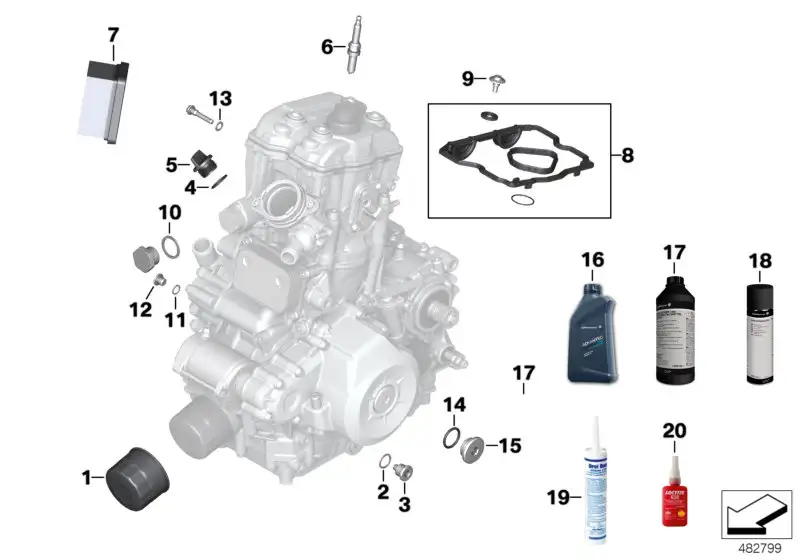 BMW O-Ring K02 K03 11138562767