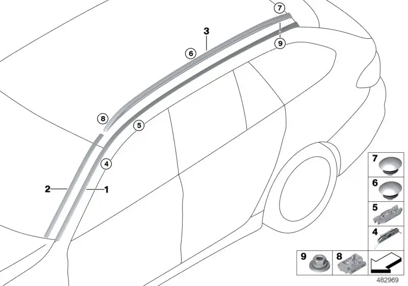 BMW Clip G31 51137421929