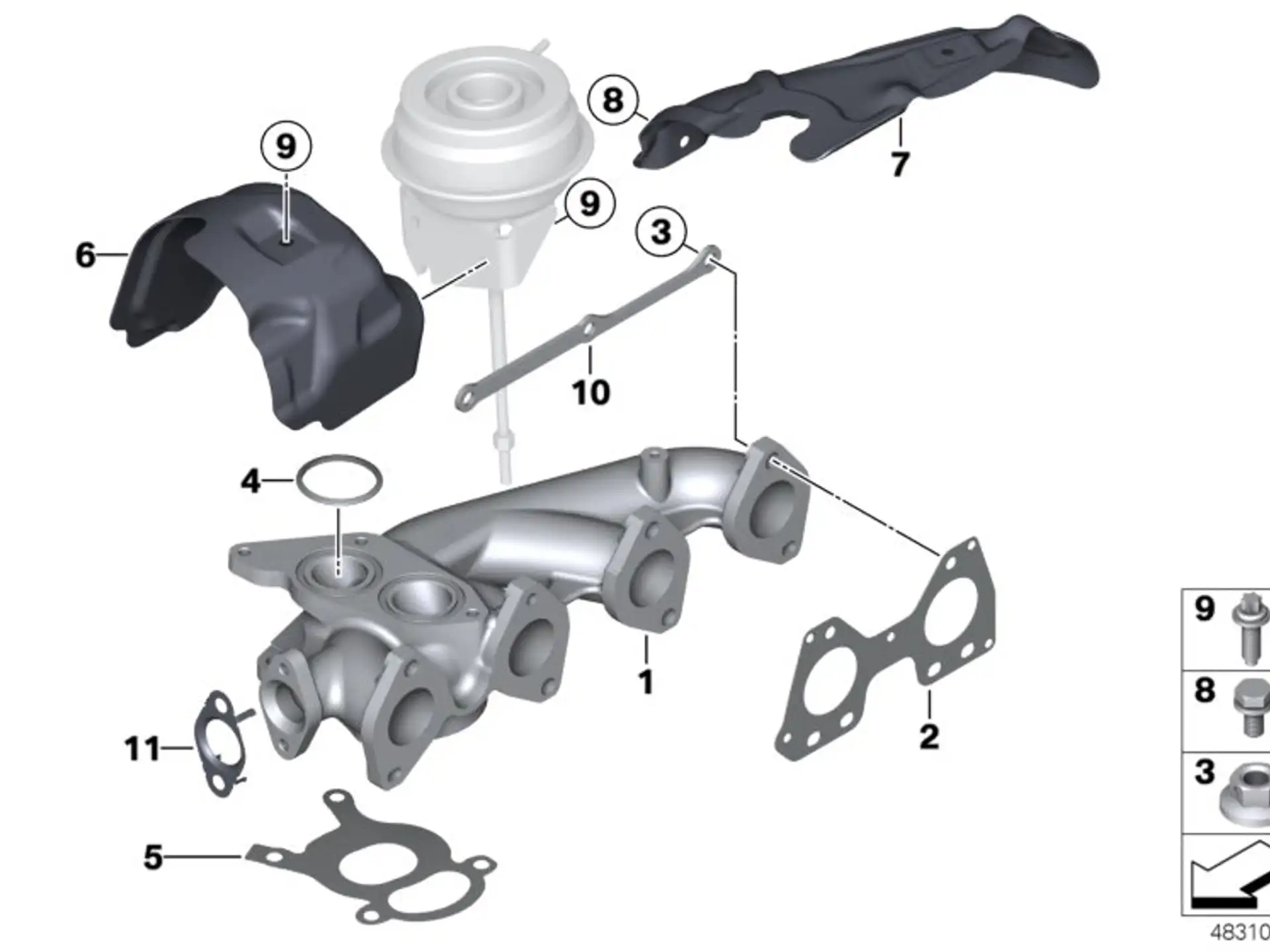 BMW Dichtung Metall E84 F10 F11 F15 F20 F21 F22 F23 F30 F31 F32 F33 F34 F36 F39 F48 G01 G02 G11 G12 G30 G31 11658508519