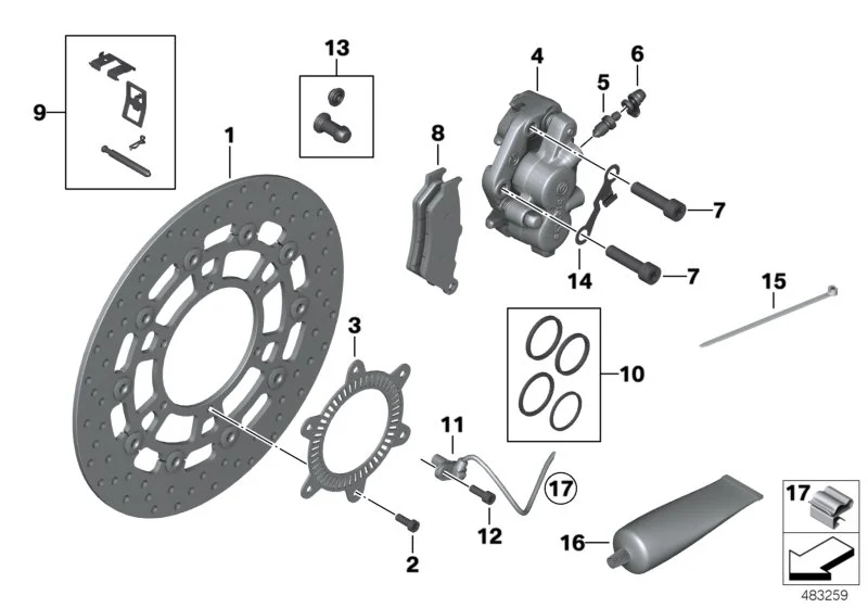 BMW Zylinderschraube K72 R13 36317671267