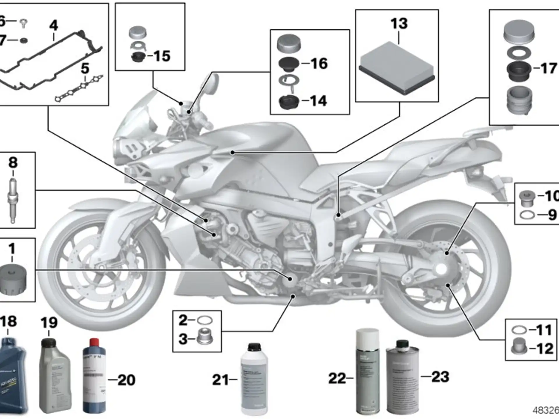 BMW Dichtung innen K40 K43 K44 11127674644