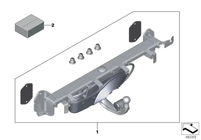 BMW Batteriekabel plus Unterflur 61129388635 - 6er G32 Coupe, 7er