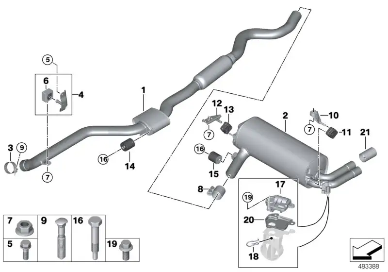BMW Schwingungstilger 18307622128 - Bildposition 14