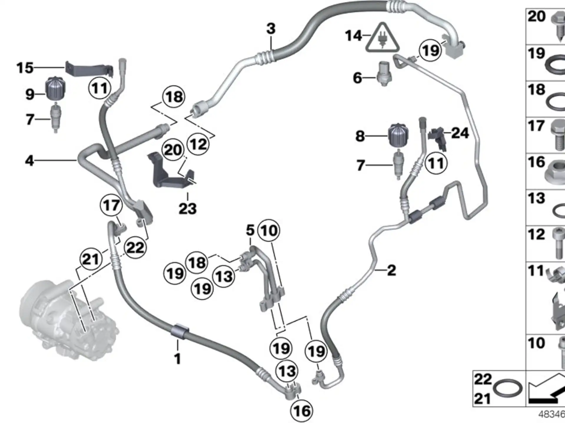 BMW Dichtring E36 E38 E39 E46 E52 E53 E60 E61 E63 E64 E65 E66 E70 E71 E72 E81 E82 E83 E84 E85 E86 E87 E88 E89 E90 E91 E92 E93 F01 F02 F04 F06 F07 F10 F11 F12 F13 F15 F16 F20 F21 F22 F23 F25 F26 F30 F31 F32 F33 F34 F36 F39 F44 F45 F46 F48 F80 F82 F83 F85 F