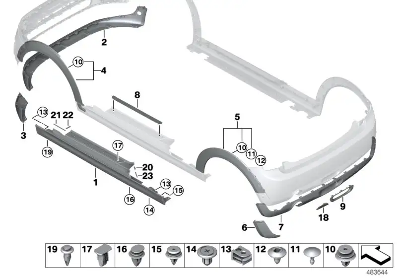 BMW Klebepad vorn 51777403242