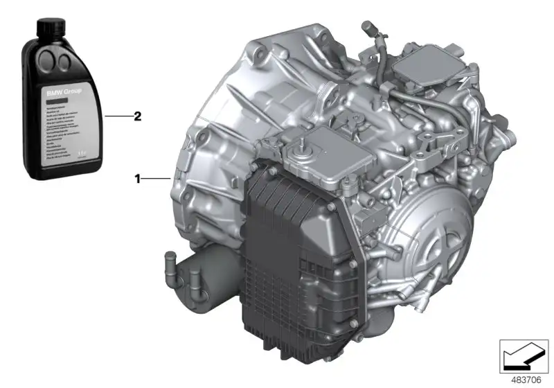 BMW ATF 7 F39 F20 F44 F45 F46 F48 F54 F56 F57 F60 83222413477