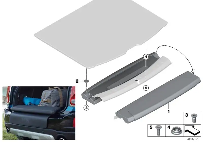 BMW Druckknopf F60 51477465737