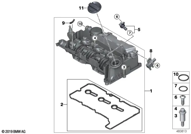 BMW Sensor Differenzdruck F39 F20 F44 F45 F46 F48 G01 G02 G05 G20