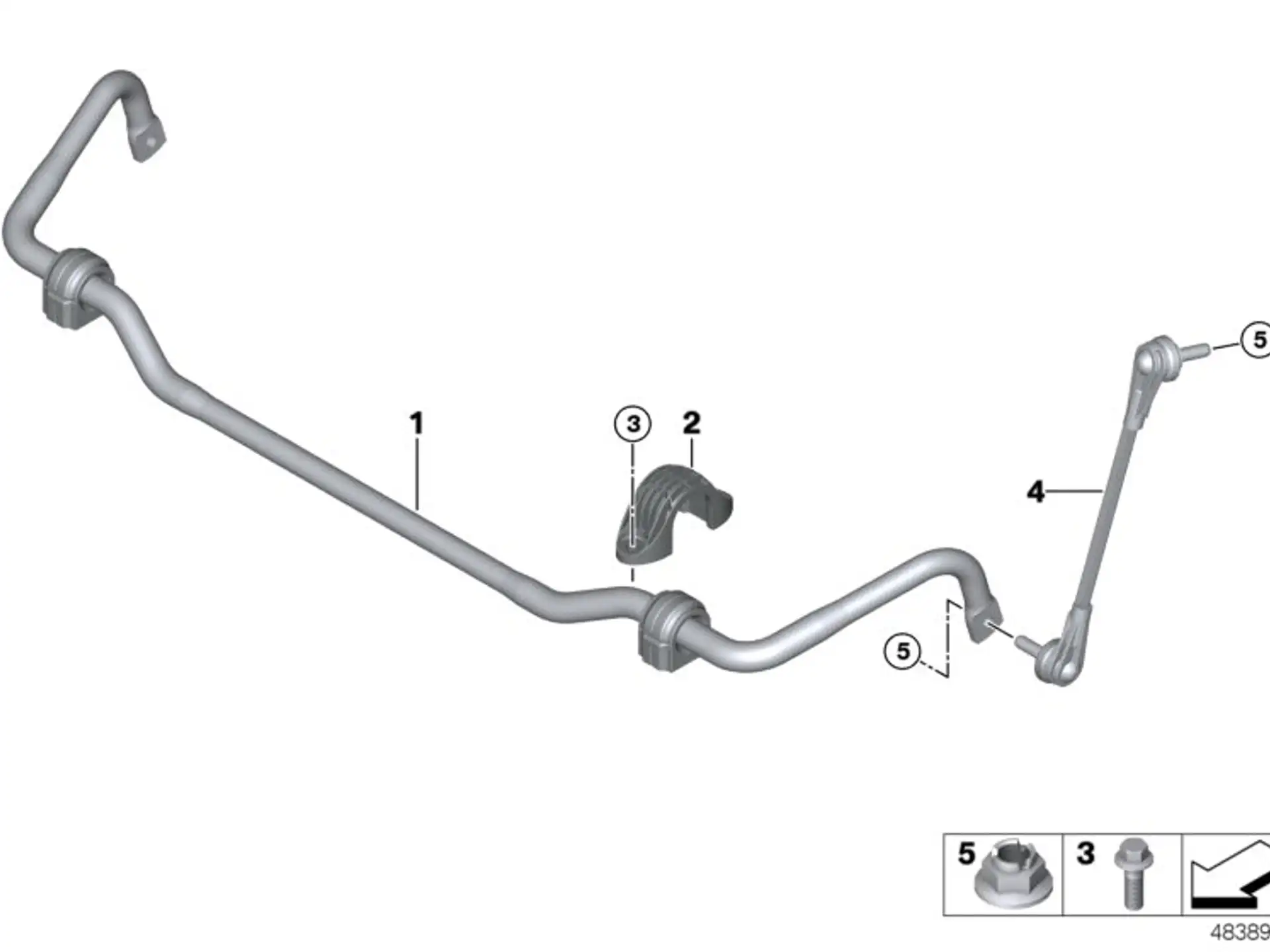 BMW Pendelstütze vorn links G01 G02 31356881091