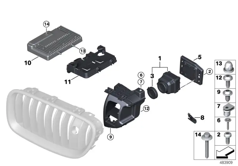 BMW Aufnahme F10 F11 F85 51137336475 - Bildposition 05