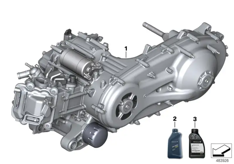 BMW Motor K08 K09 11009480367