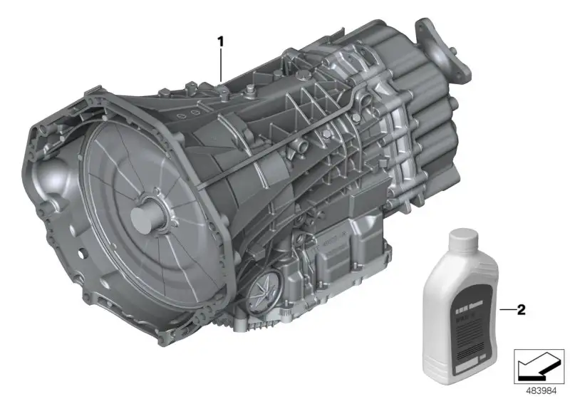 BMW RP Doppelkupplungsgetriebe F06 F10 F12 F13 28007843825