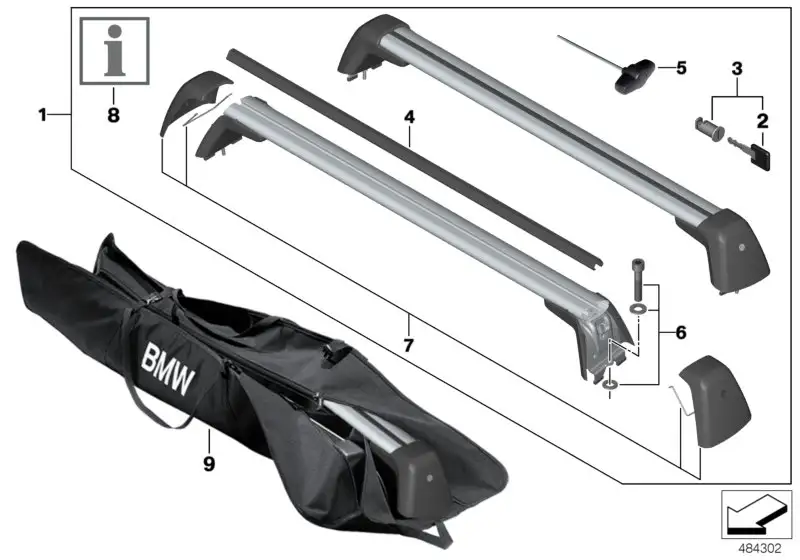 BMW Satz Befestigungsschrauben F90 G30 82792455383
