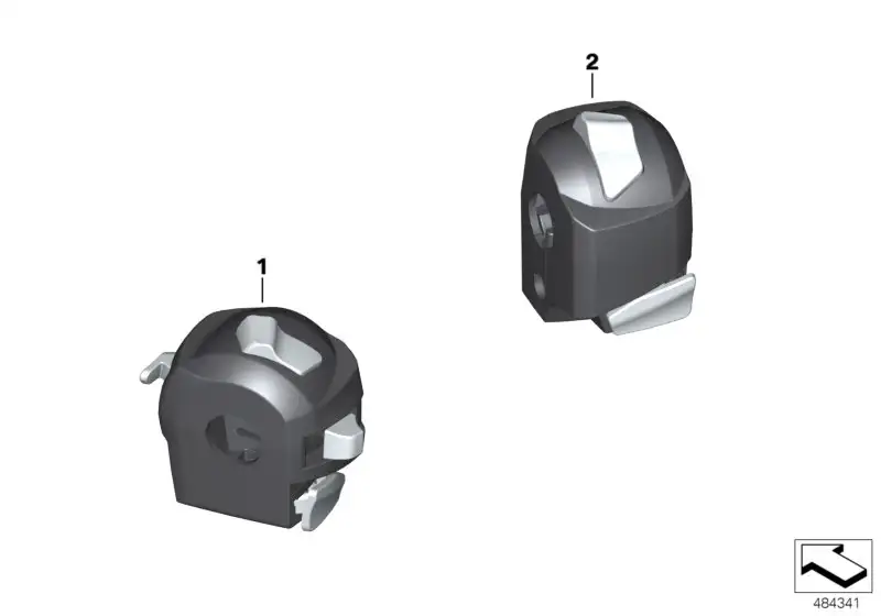 BMW Kombischalter rechts K02 K03 61318545350