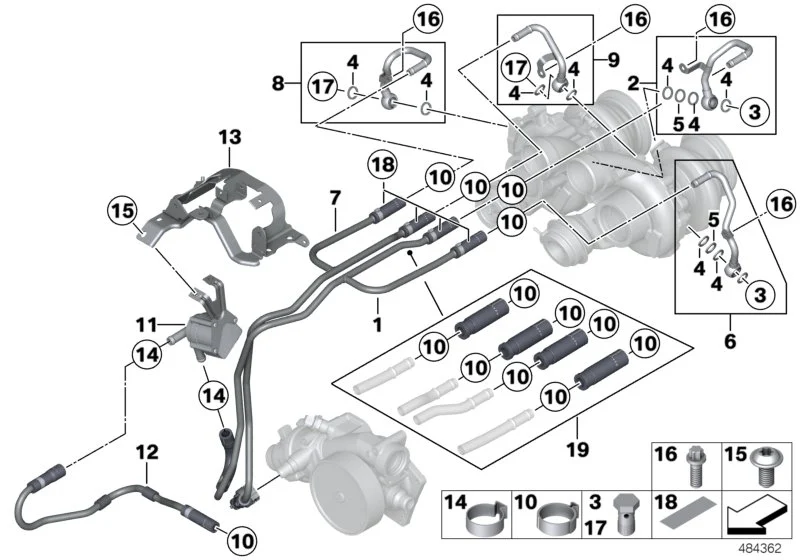 BMW Hitzeschutz F06 F10 F12 F13 11537853849