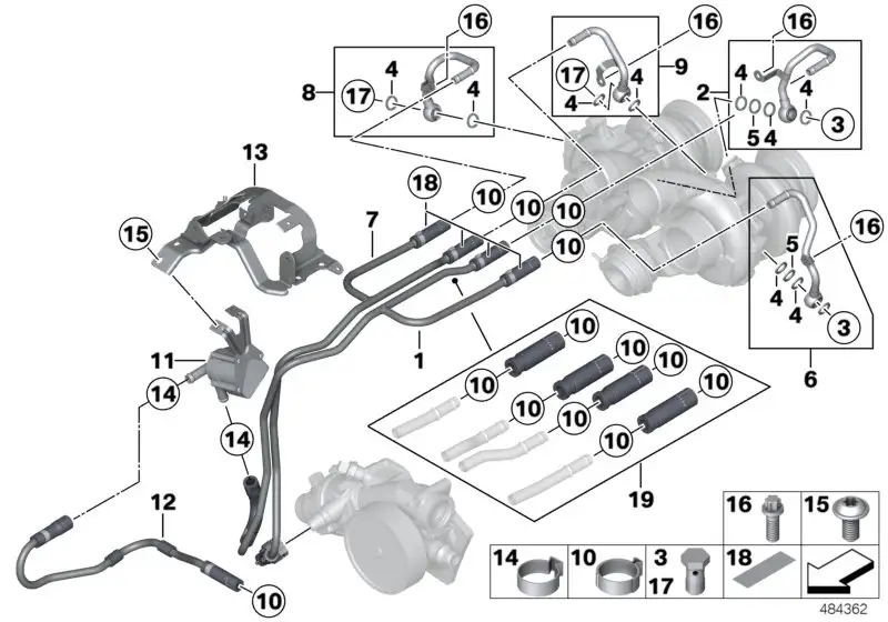 BMW Hitzeschutz F06 F10 F12 F13 11537853849