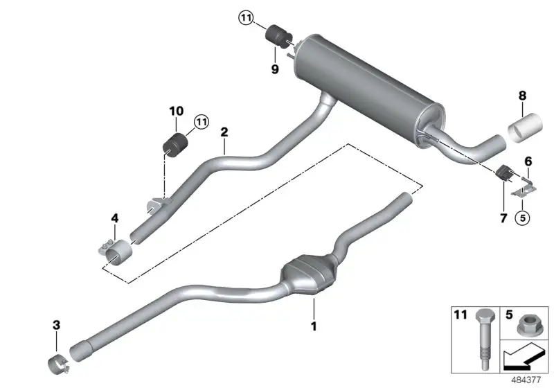 BMW Schwingungstilger F20 F21 F25 F26 G01 G02 18307639889