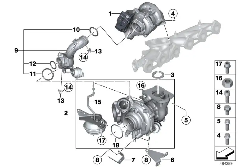BMW Verbindungsrohr 11658512394